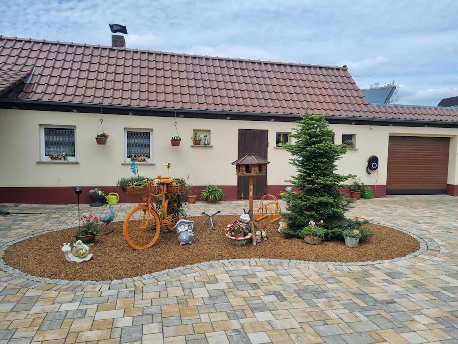 Ferienwohnung *Zur Weinbergstrasse* Lauta Екстер'єр фото